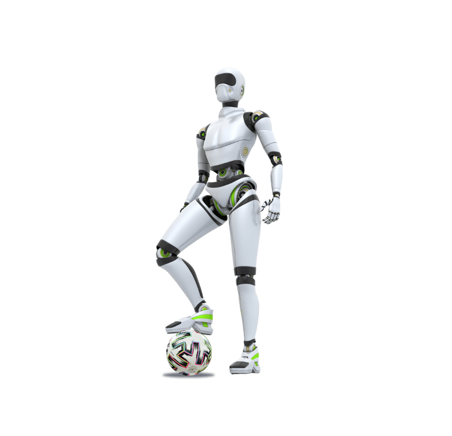Artificial Intelligence Robot with Soccer Ball