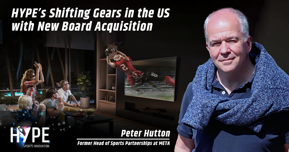 Peter Hutton to join HYPE Sports Innovation
