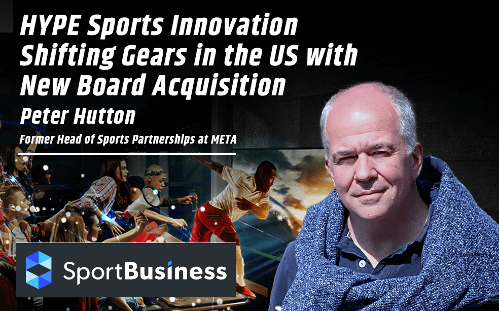 Peter Hutton - HYPE Sports Innovation