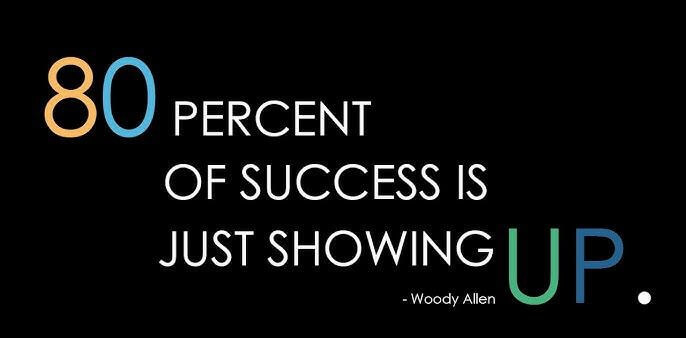 Startup Founders Show Up to Succeed