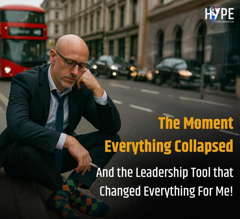 Sports tech founder reflecting on leadership challenges