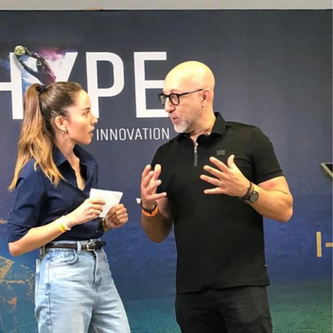 Amir Raveh discussing Sports Tech with Young Founders