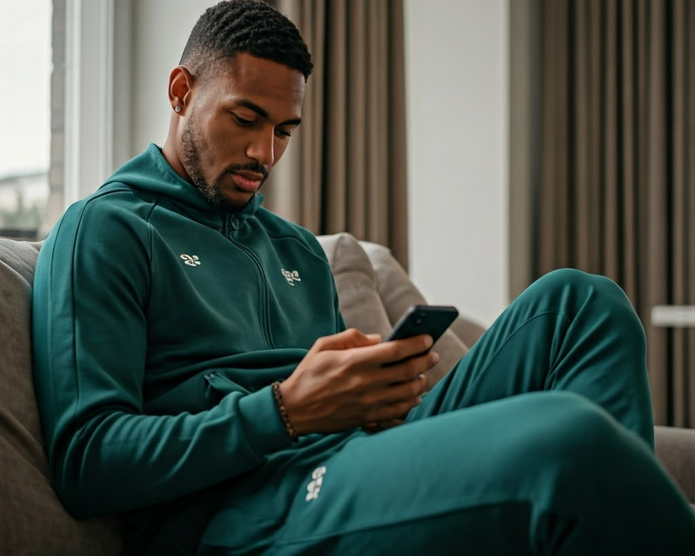 Athlete using MetaBrain Labs AI sports coach interface