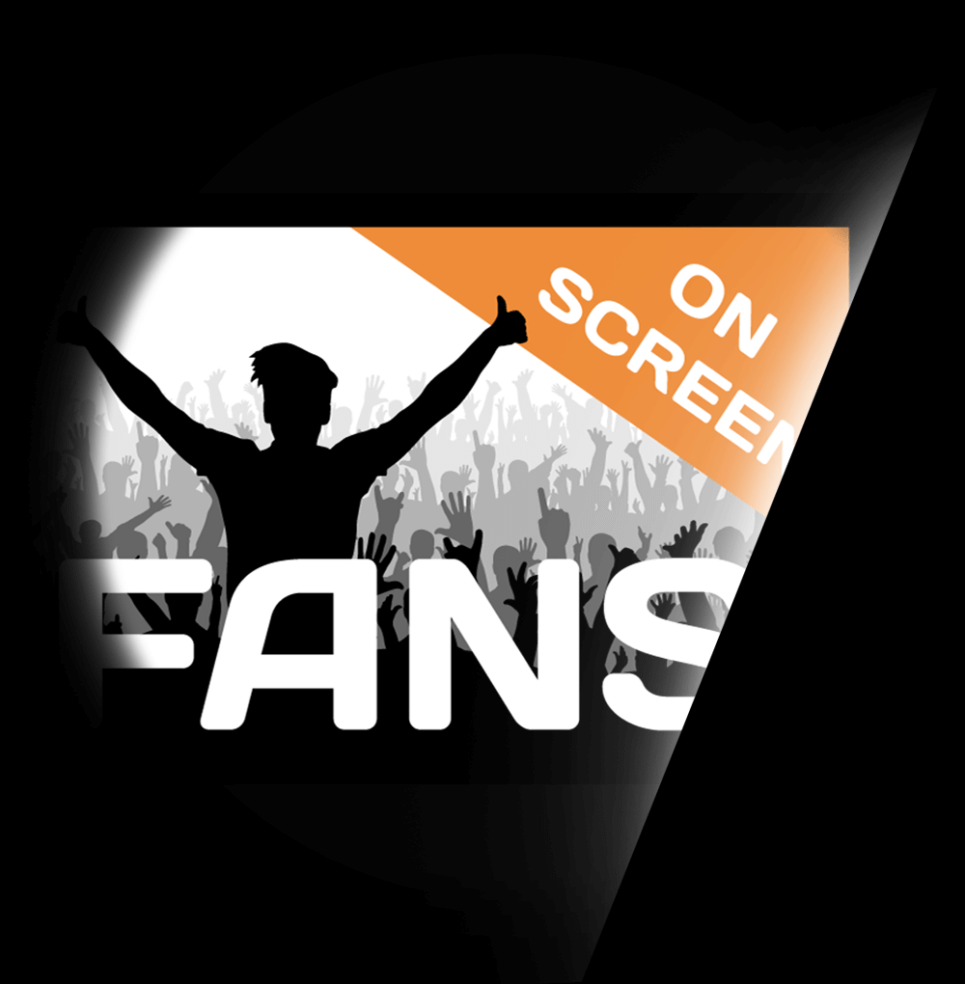 Fans On screen HYPE Sports Innovation
